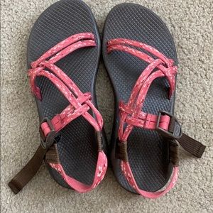 RARE Discontinued Chacos - Brown and Peach toeless